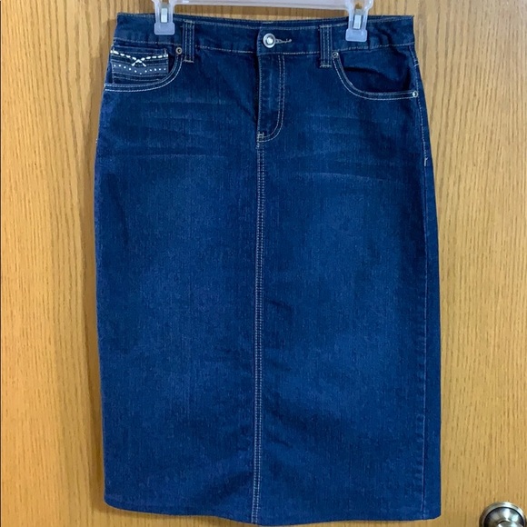 Christopher & Banks Jean Skirt
